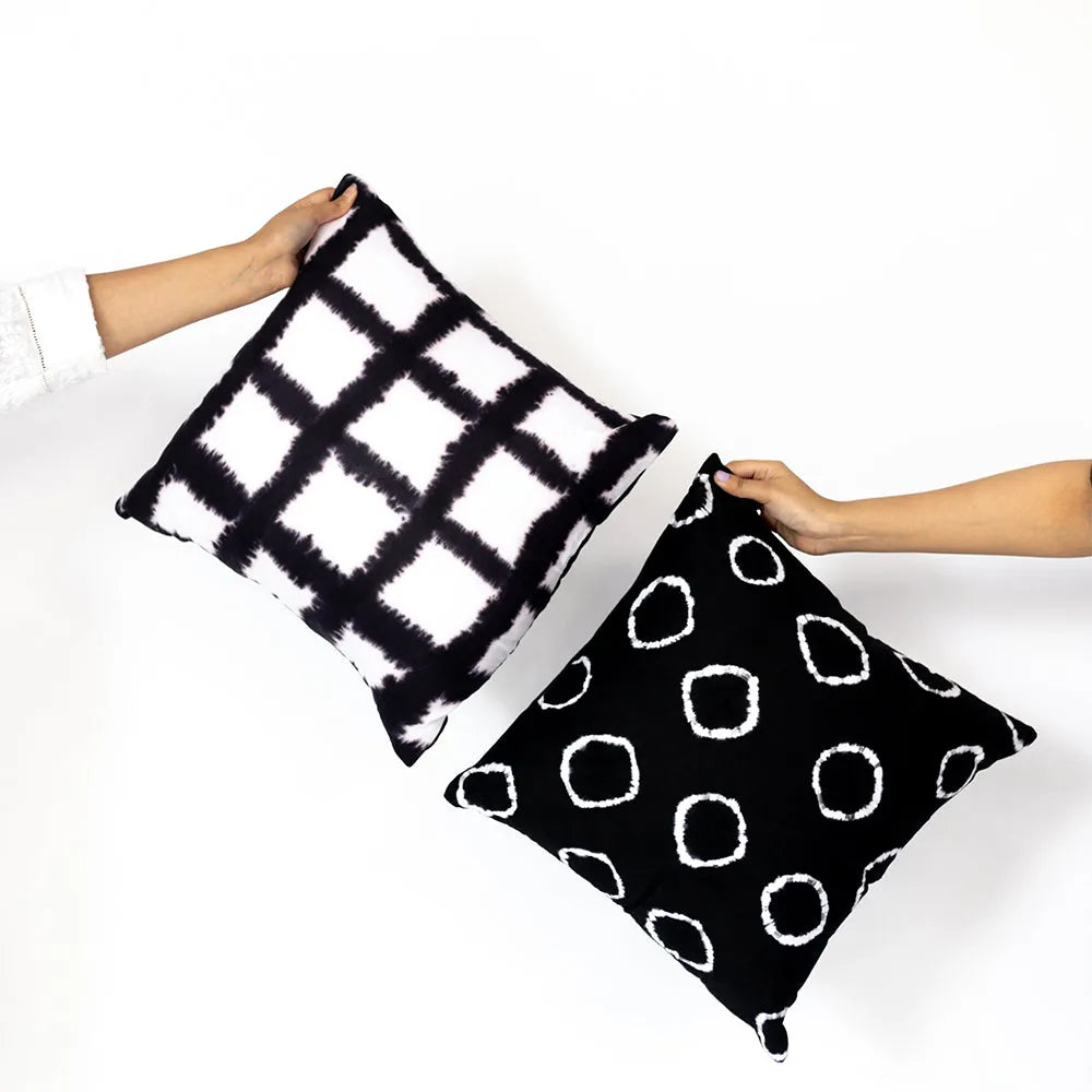 Bandhni Black Circle